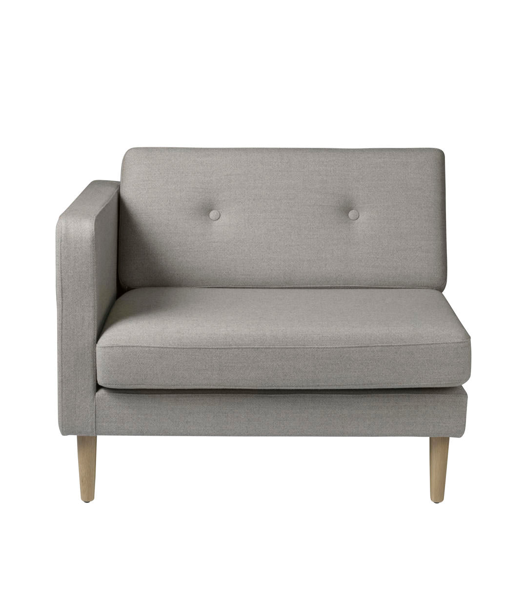 L42 Firhøj - Venstre modul 90 - Eg - Grey Beige