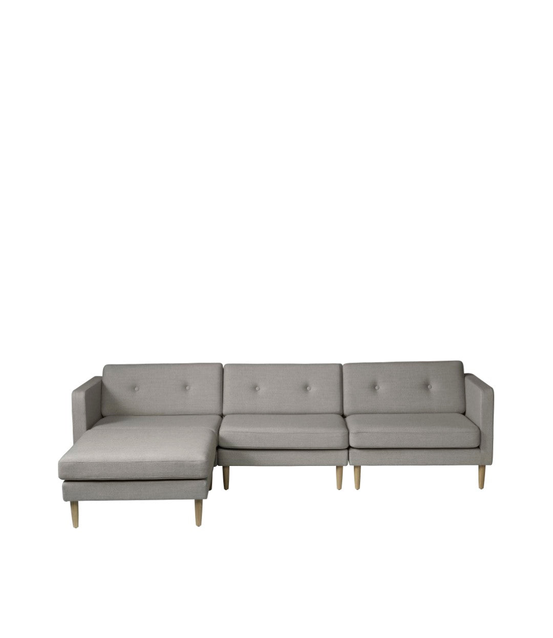 L42 Firhøj - Venstre modul 90 - Eg - Grey Beige