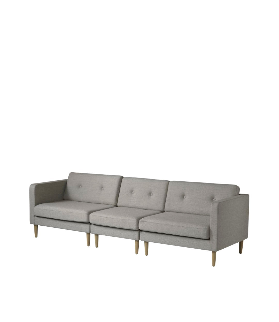 L42 Firhøj - Højre modul 90 - Eg - Grey Beige