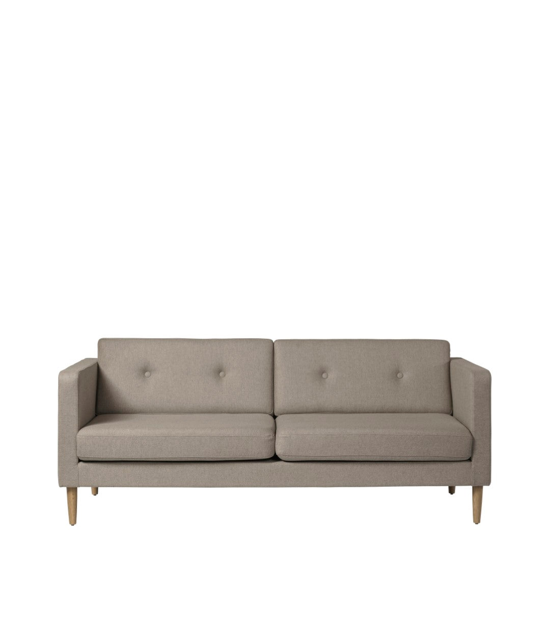 L42 Firhøj - 2,5 pers. sofa - Eg - Beige (61)