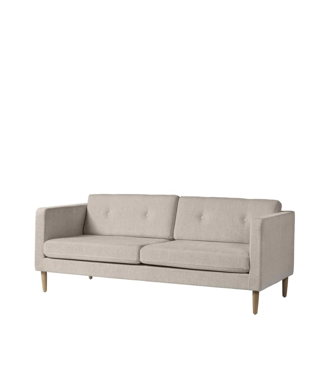 L42 Firhøj - 2,5 pers. sofa - Eg - Beige (213)