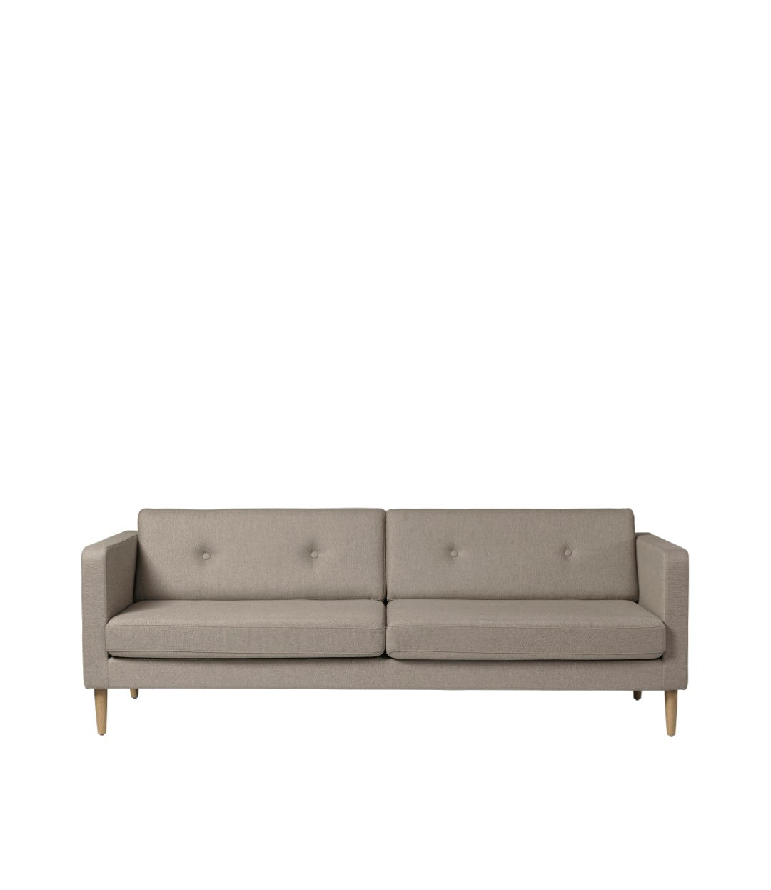 L42 Firhøj - 3 pers. sofa - Eg - Beige (61)