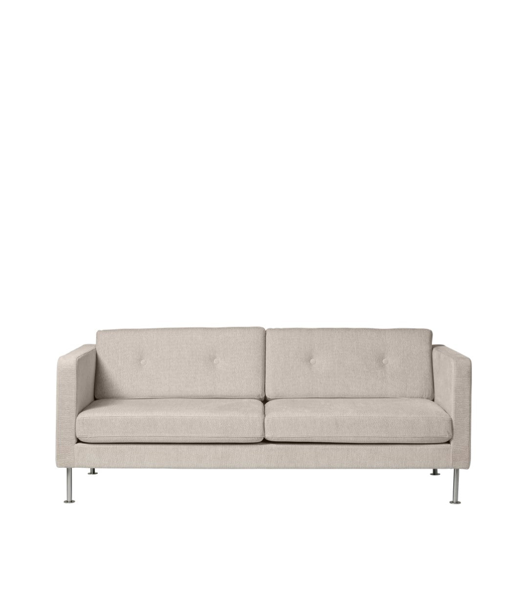 L42 Firhøj - 2,5 pers. sofa - Stål - Beige (213)