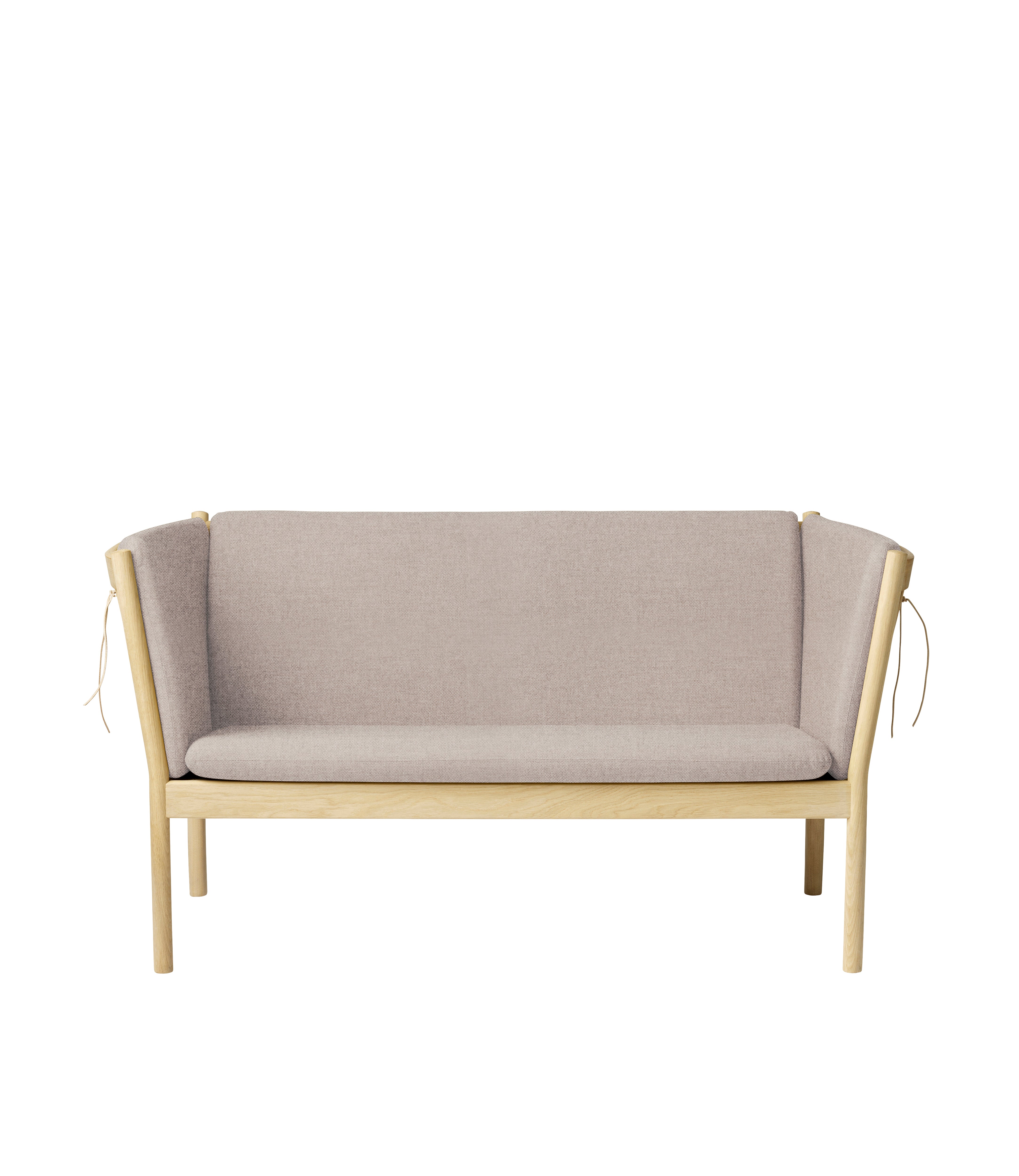 J148 2 pers. sofa i Eg Light Grey af Erik Ole Jørgensen