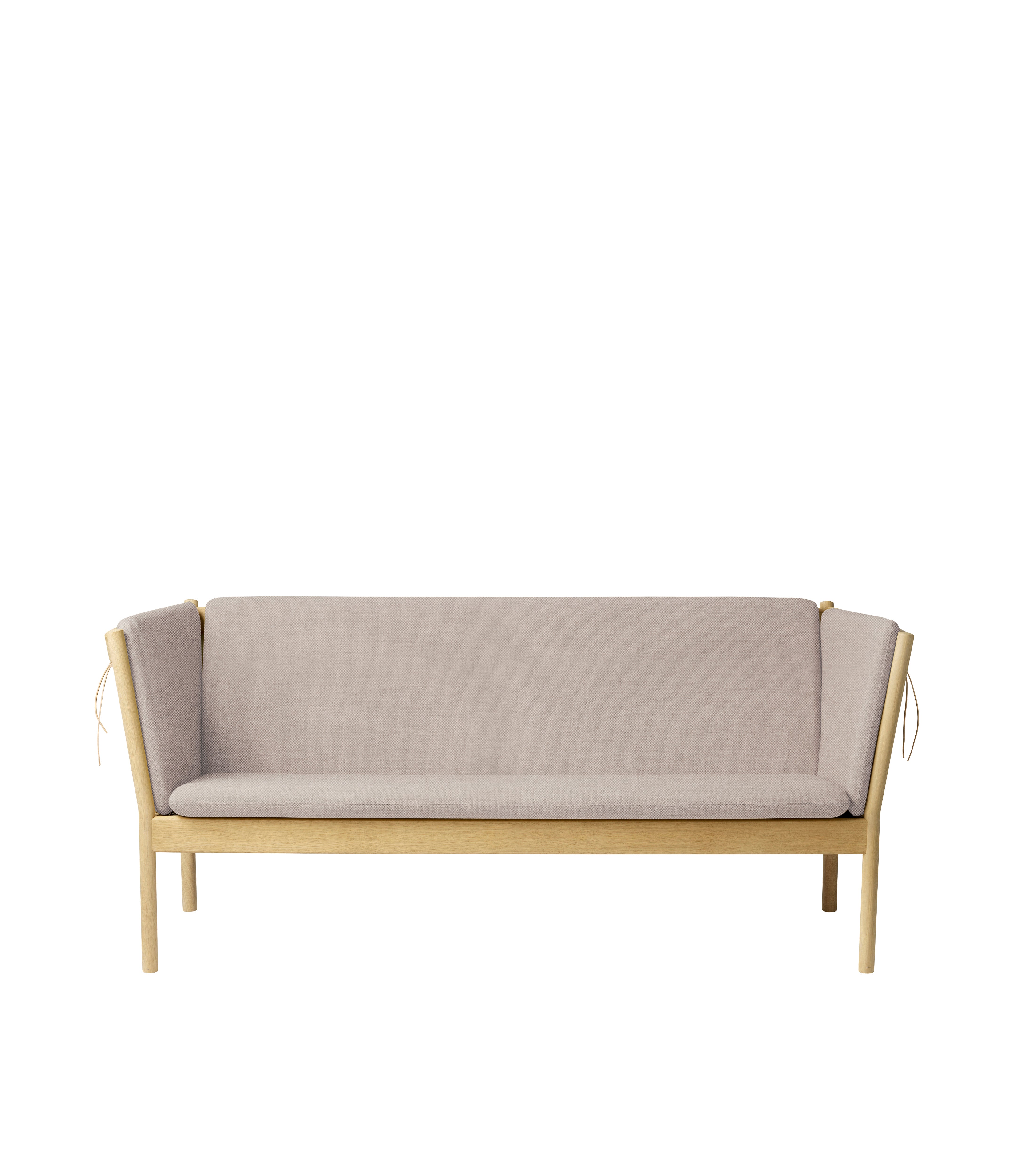 J149 3 personers sofa i Eg Light Grey af Erik Ole Jørgensen