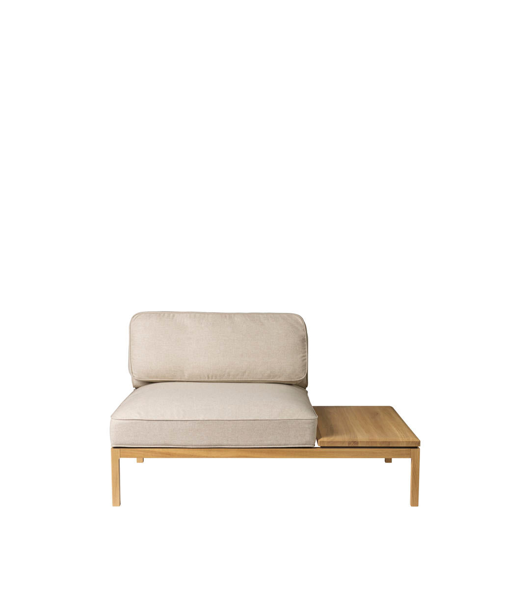 L37 7-9-13 Sofa Højre bordmodul 130 cm i  Beige af Thomas E. Alken 