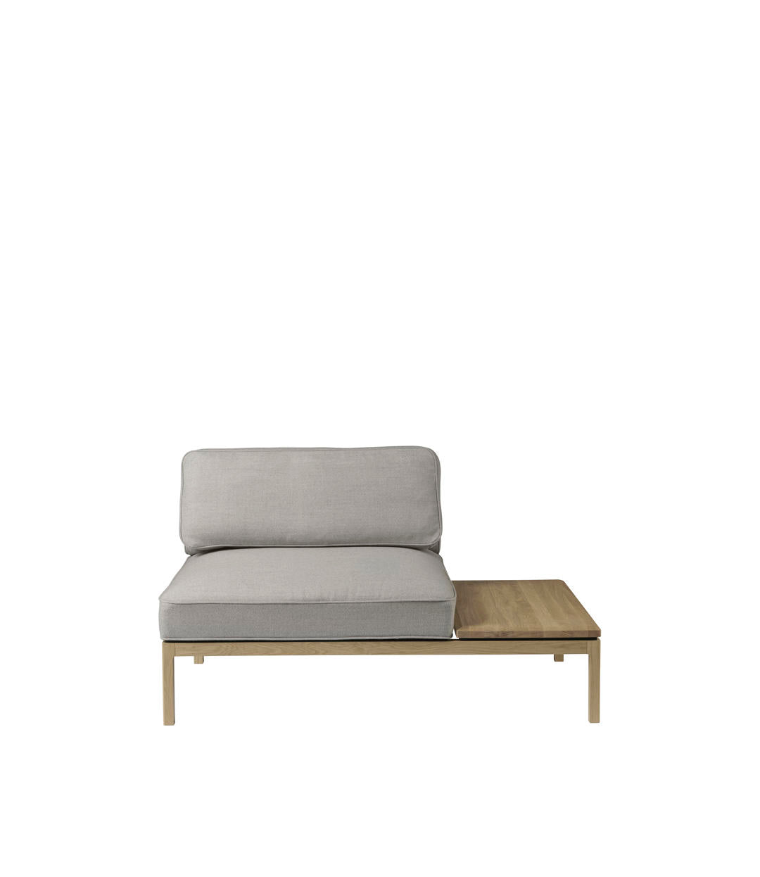 L37 7-9-13 Sofa Højre bordmodul 130 cm i Grey af Thomas E. Alken