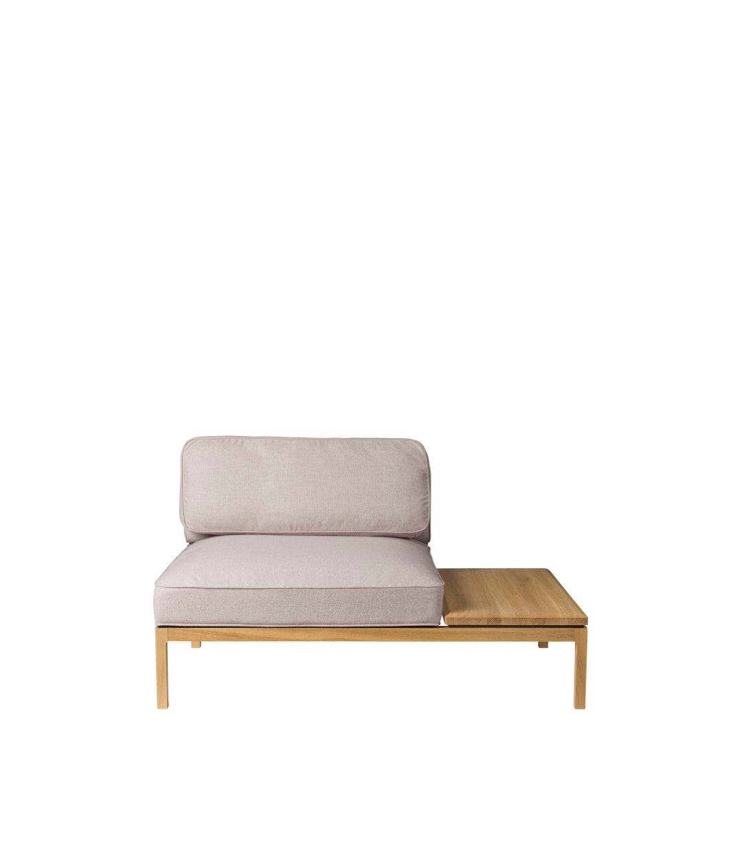 L37 7-9-13 Sofa Højre bordmodul 130 cm i Stone af Thomas E. Alken 