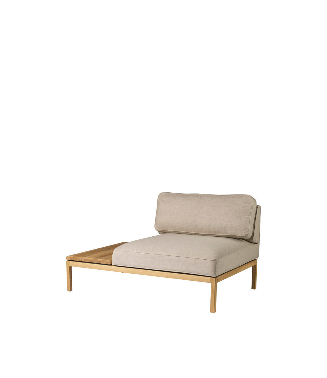 L37 7-9-13 Sofa Venstre Bordmodul 130 cm i Beige (20) af Thomas E. Alken