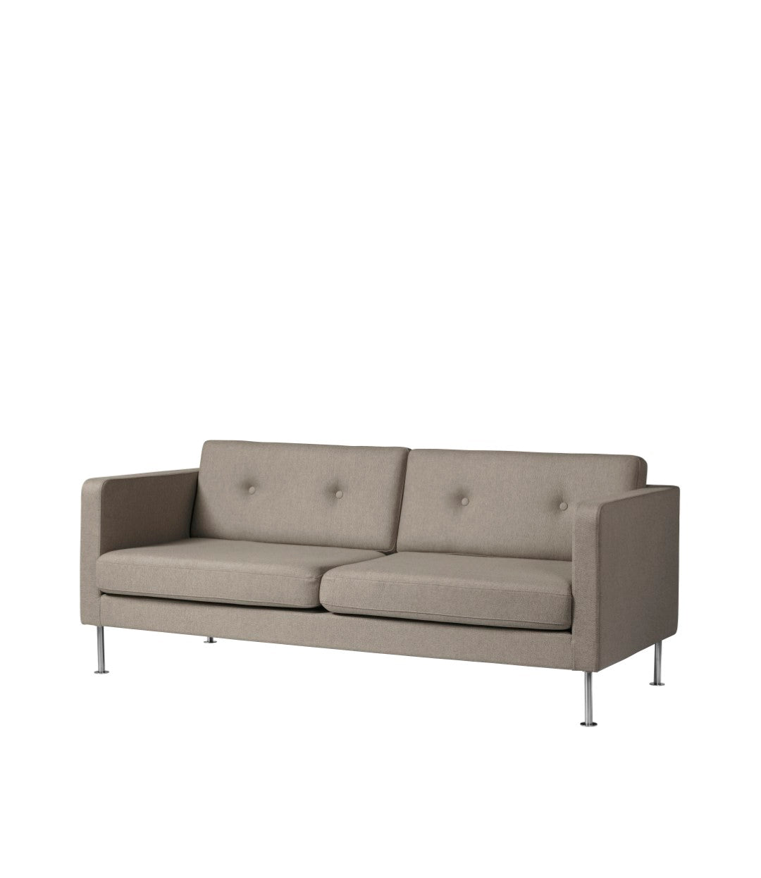 L42 Firhøj 2,5 pers. sofa i Stål Lysebrun/Beige af Unit10