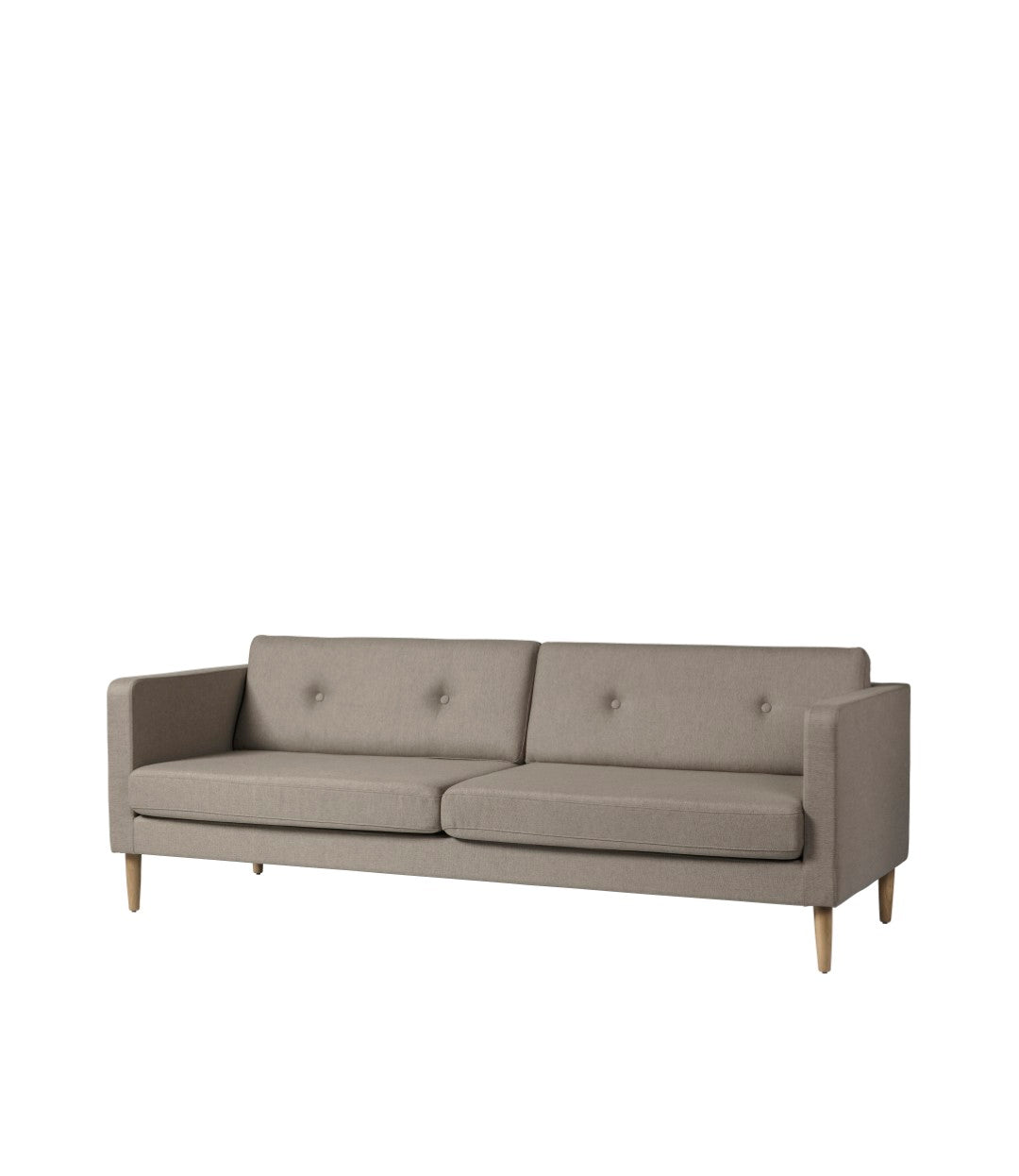 L42 Firhøj 3 pers. sofa i Eg Lysebrun/Beige af Unit10