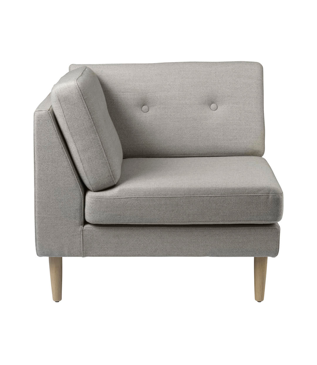 L42 Firhøj  Sofa Hjørnemodul i Eg Grey Beige af Unit10