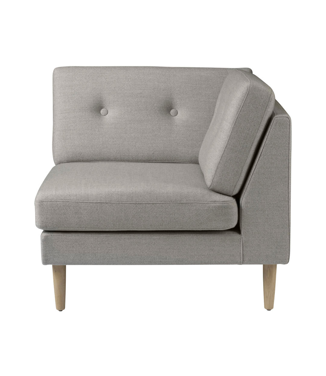 L42 Firhøj  Sofa Hjørnemodul i Eg Grey Beige af Unit10