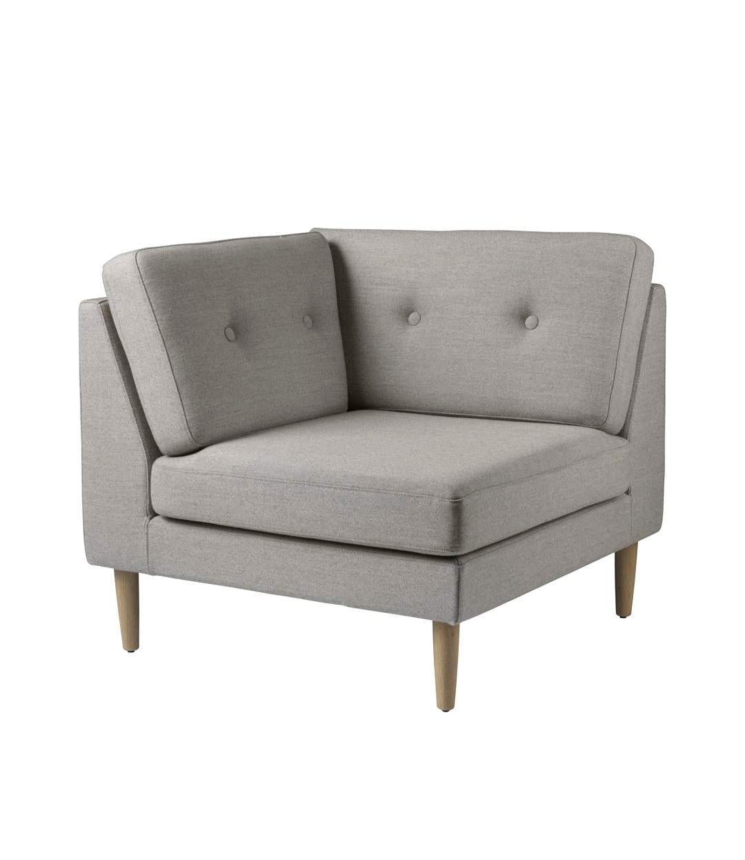 L42 Firhøj  Sofa Hjørnemodul i Eg Grey Beige af Unit10