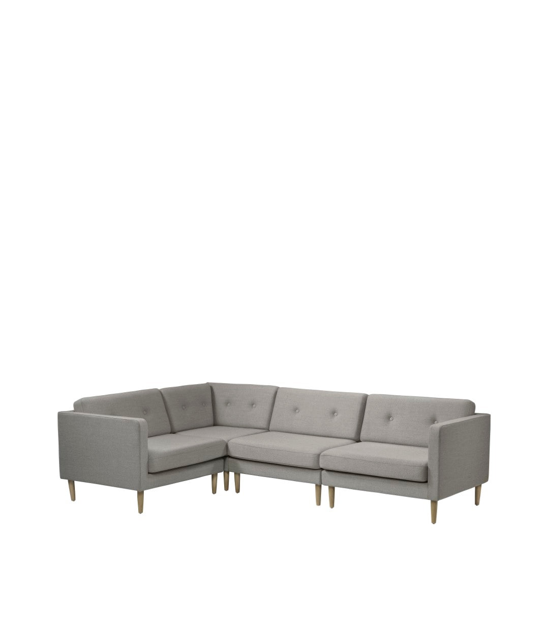 L42 Firhøj  Sofa Hjørnemodul i Eg Grey Beige af Unit10