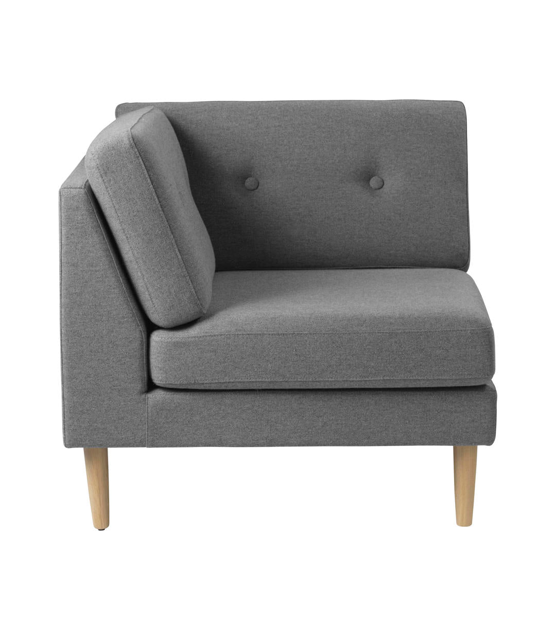 L42 Firhøj  Sofa Hjørnemodul i Eg Grey af Unit10