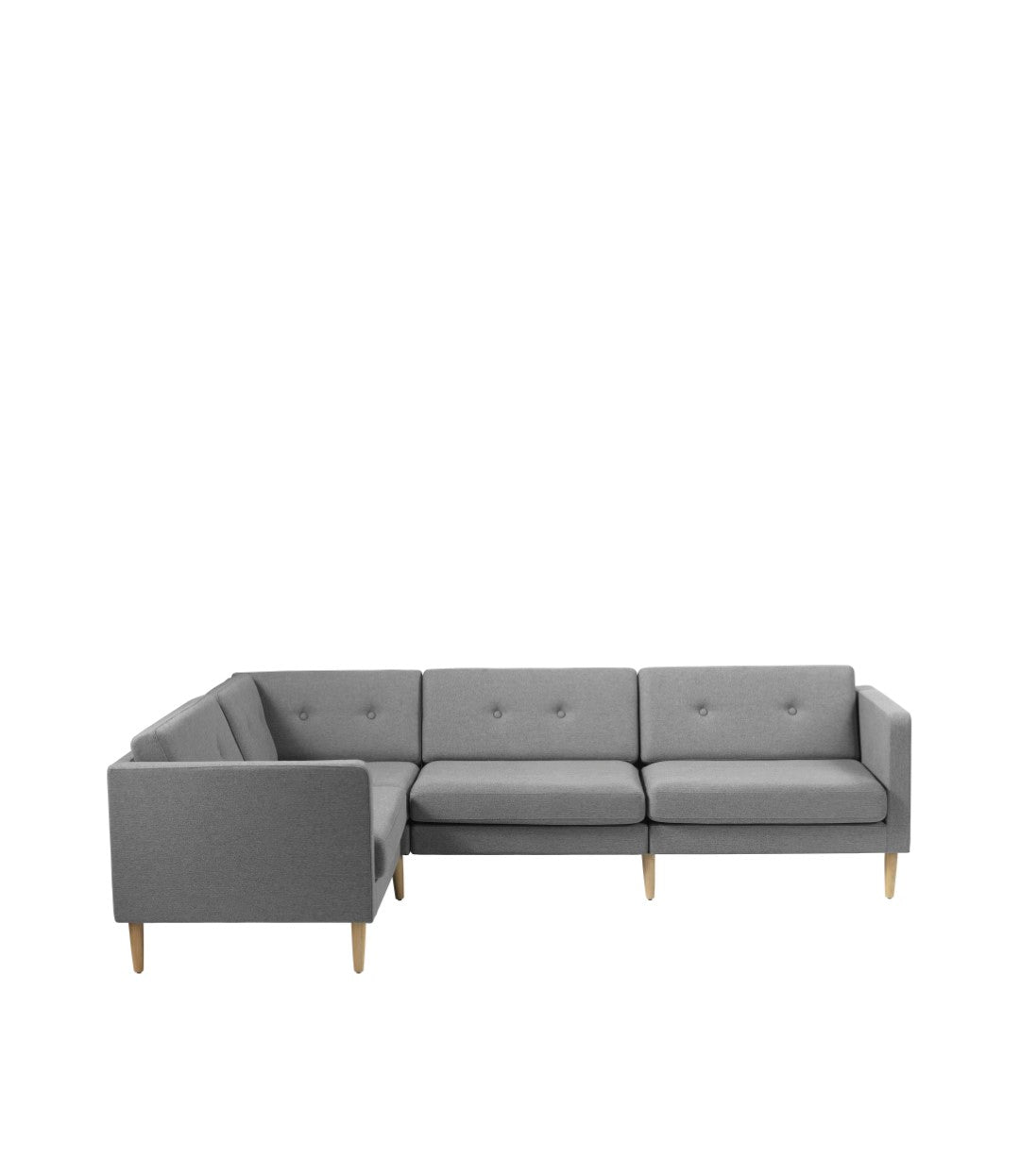 L42 Firhøj Sofa Hjørnemodul i Eg Grey af Unit10