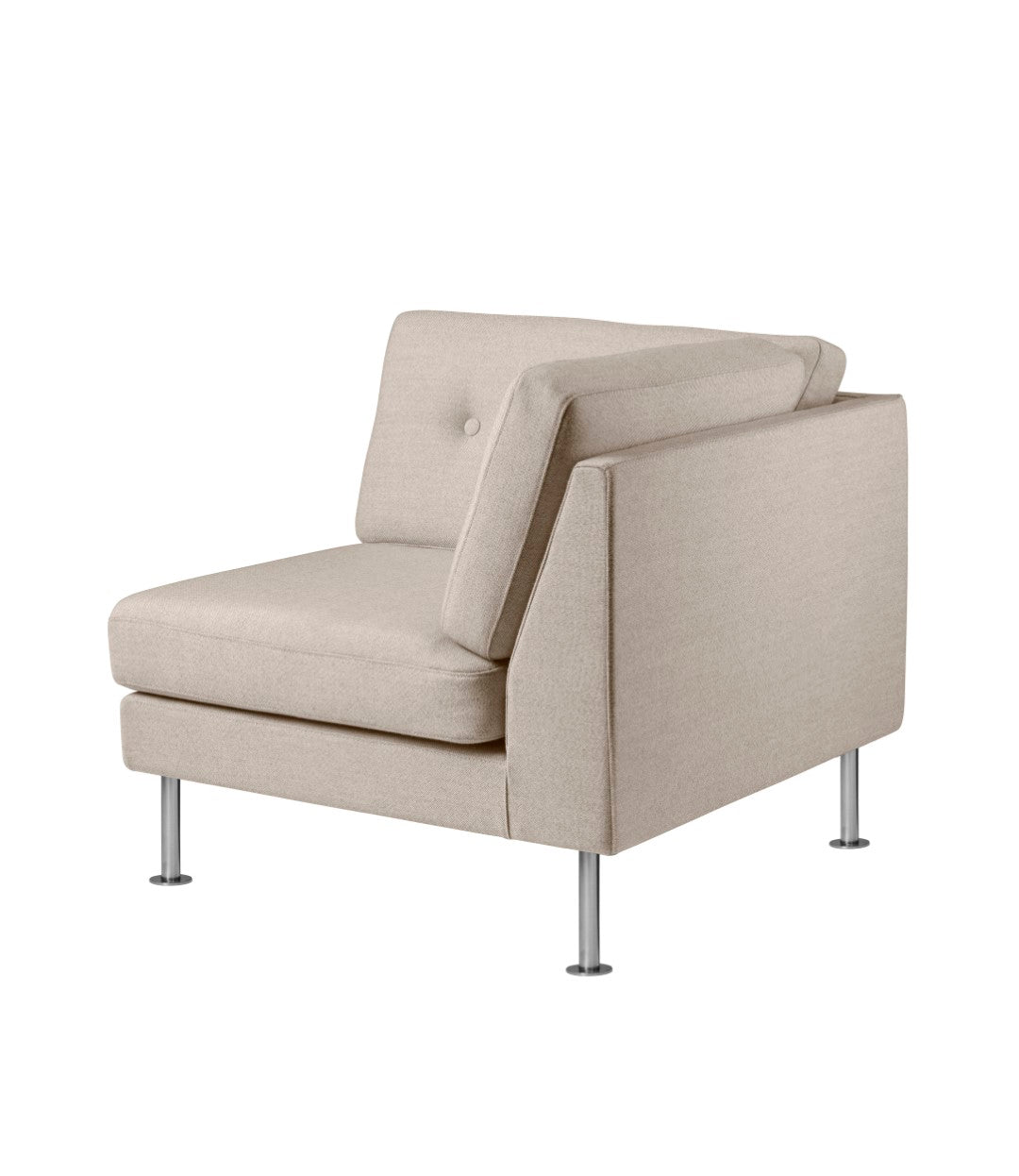 L42 Firhøj Sofa Hjørnemodul Stål Beige af Unit10