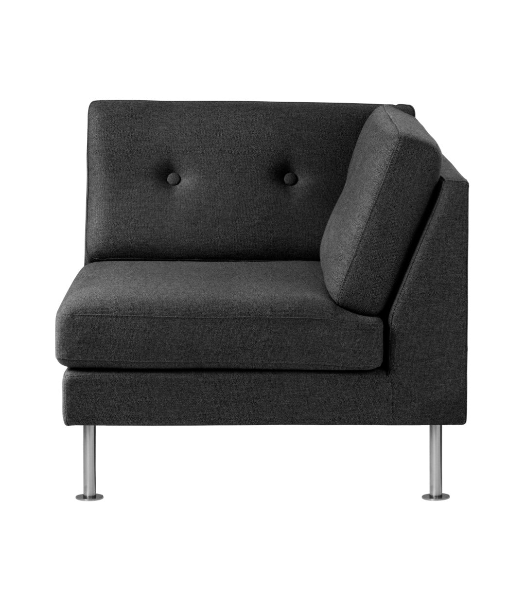 L42 Firhøj Sofa Hjørnemodul Stål Dark Grey af Unit10