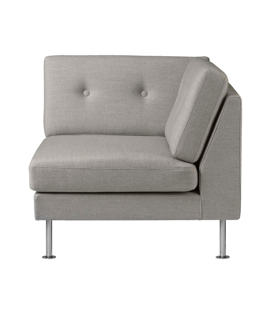 L42 Firhøj Sofa Hjørnemodul Stål Grey Beige af Unit10