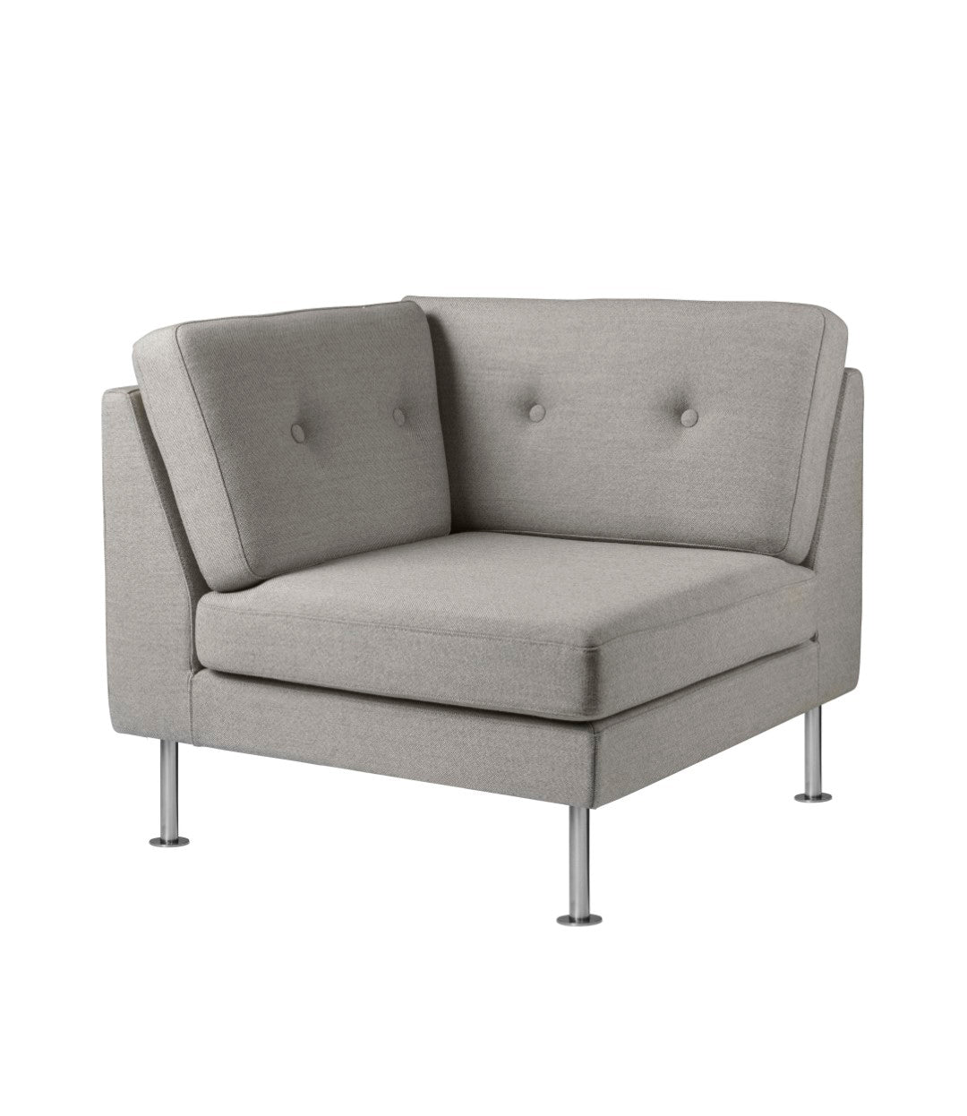 L42 Firhøj Sofa Hjørnemodul Stål Grey Beige af Unit10