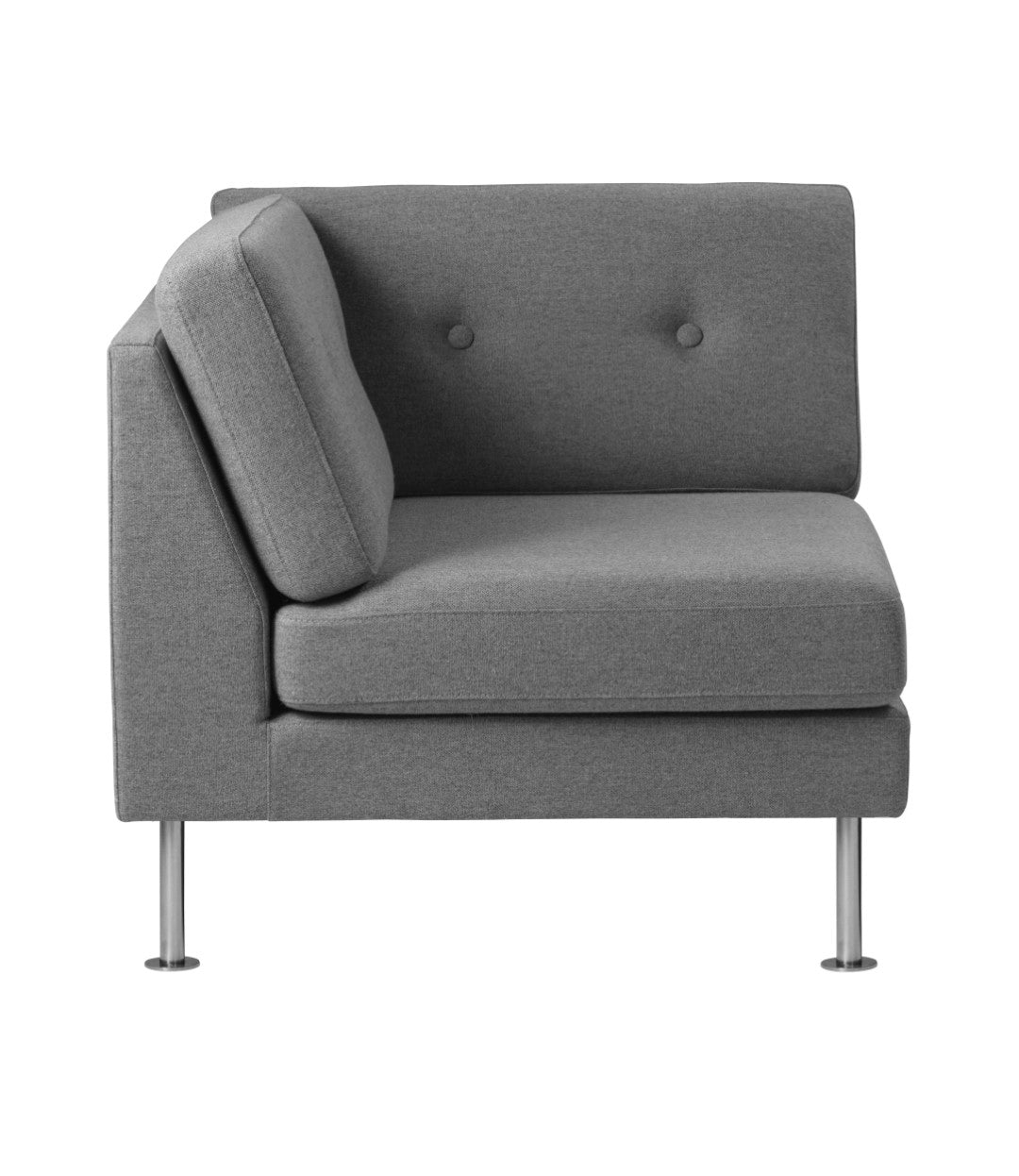 L42 Firhøj Sofa Hjørnemodul Stål Grey af Unit10