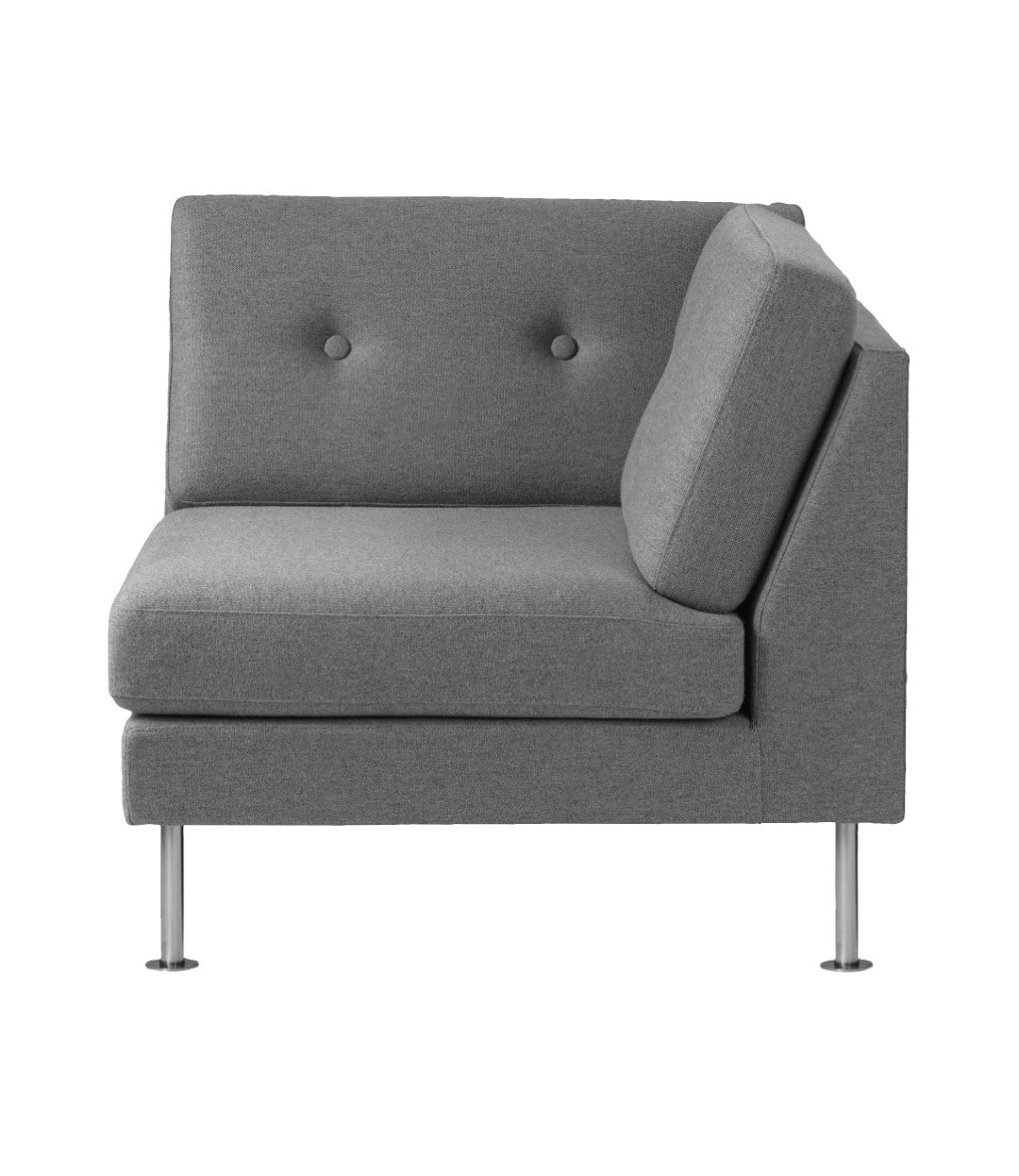 L42 Firhøj Sofa Hjørnemodul Stål Grey af Unit10