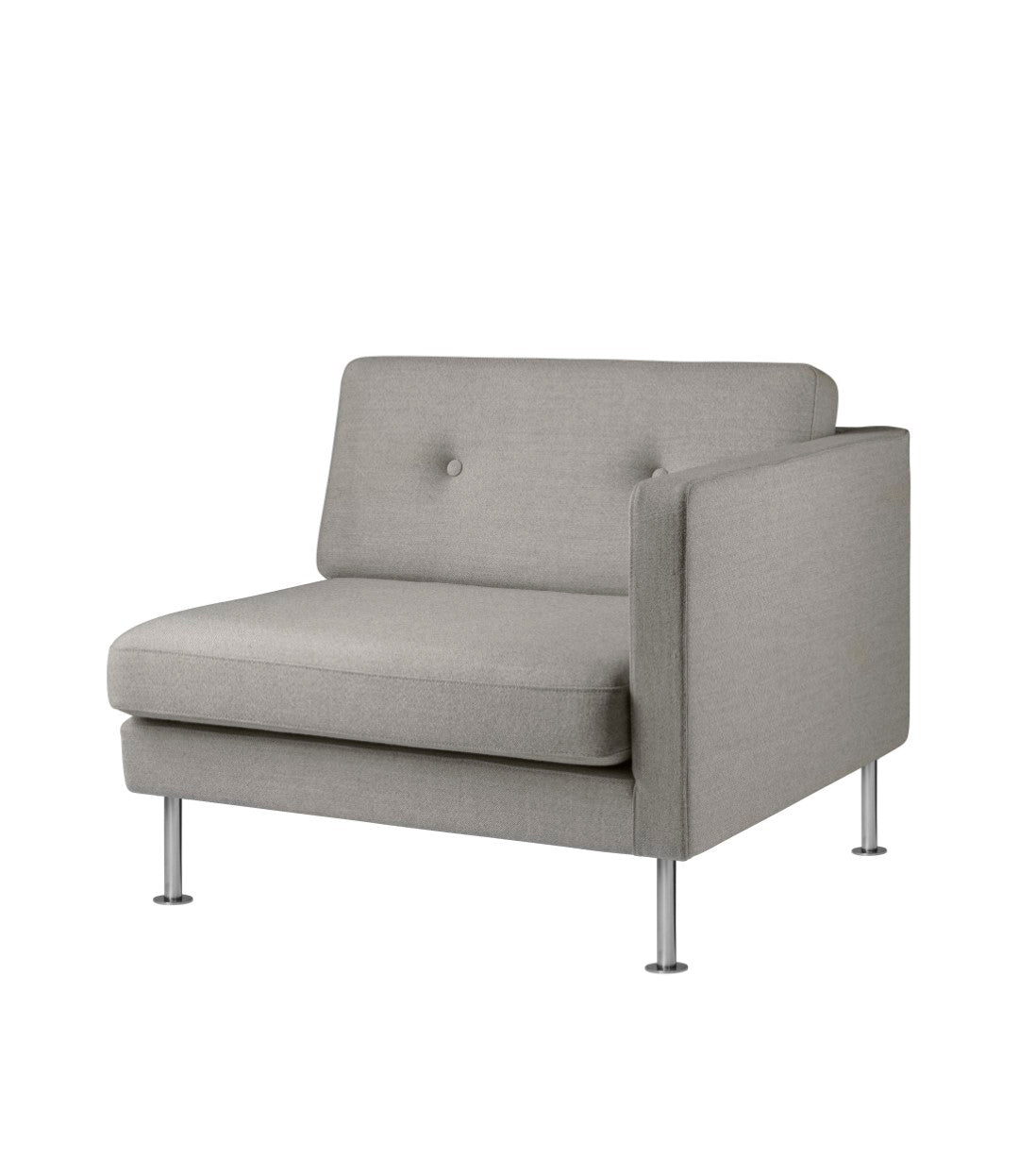 L42 Firhøj Sofa Højre modul 90 Stål Grey Beige af Unit10